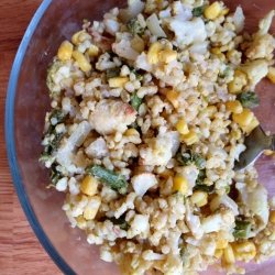 Roasted Vegetable Lemon Rice Salad