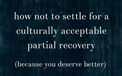 Supporting Orthorexia Recovery