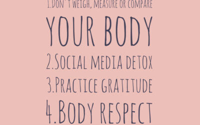 4 Tips For Body Positivity and Food Peace