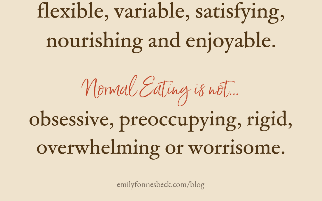 Are You A “Normal Eater”?