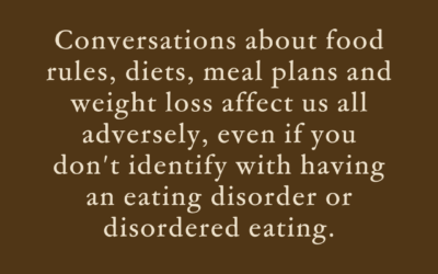 6 tips for handling diet and weight talk in eating disorder recovery