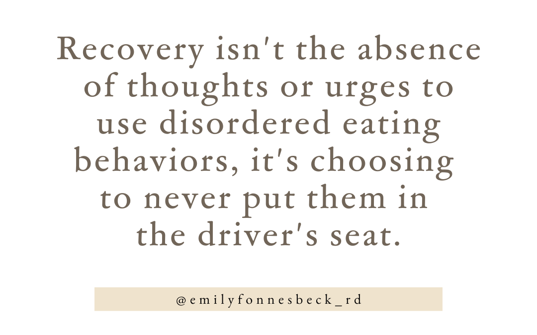 What is recovery? Putting yourself back in the driver’s seat… and staying there.