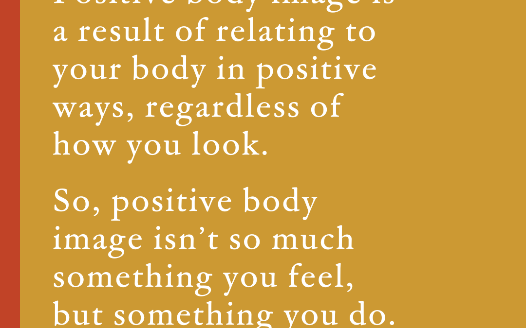How to head into summer with a positive body image