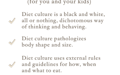 How to talk to your kids about diet culture