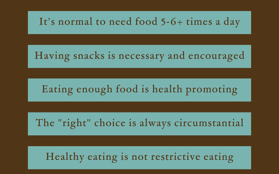 Truths about eating