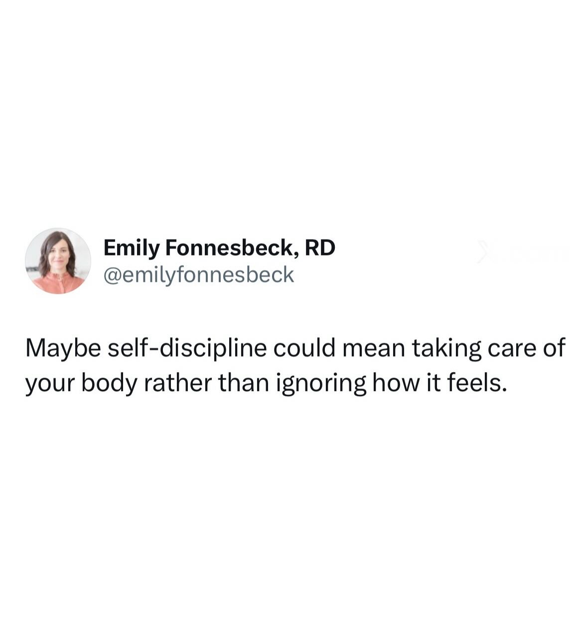 Self-discipline and self-care
