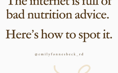 The internet is full of bad nutrition advice. Here’s how to spot it.